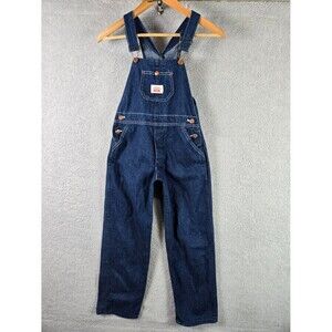 Round House Denim Bib Overalls Youth 12 Blue Work